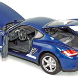 Porsche Cayman 2009 Bleu métallisé 1/18