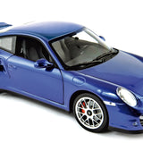 Porsche 911 Turbo 2010 Bleu Aqua 1/18