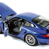 Porsche 911 Turbo 2010 Wasserblau 1:18