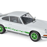 Porsche 911 RS 1973 Blanc et vert déco 1/18