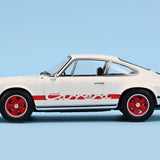 Porsche 911 RS 1973 White with red deco 1:18