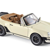 Porsche 911 Turbo Cabriolet 1987 Ivory 1:18