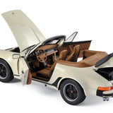 Porsche 911 Turbo Cabriolet 1987 Ivory 1:18