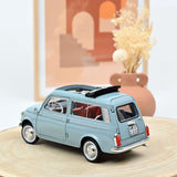 Fiat 500 Giardiniera 1964 Cenere Blue 1:18