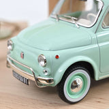 Fiat 500 L 1968 Bleu Pastel cadeau de naissance 1/18