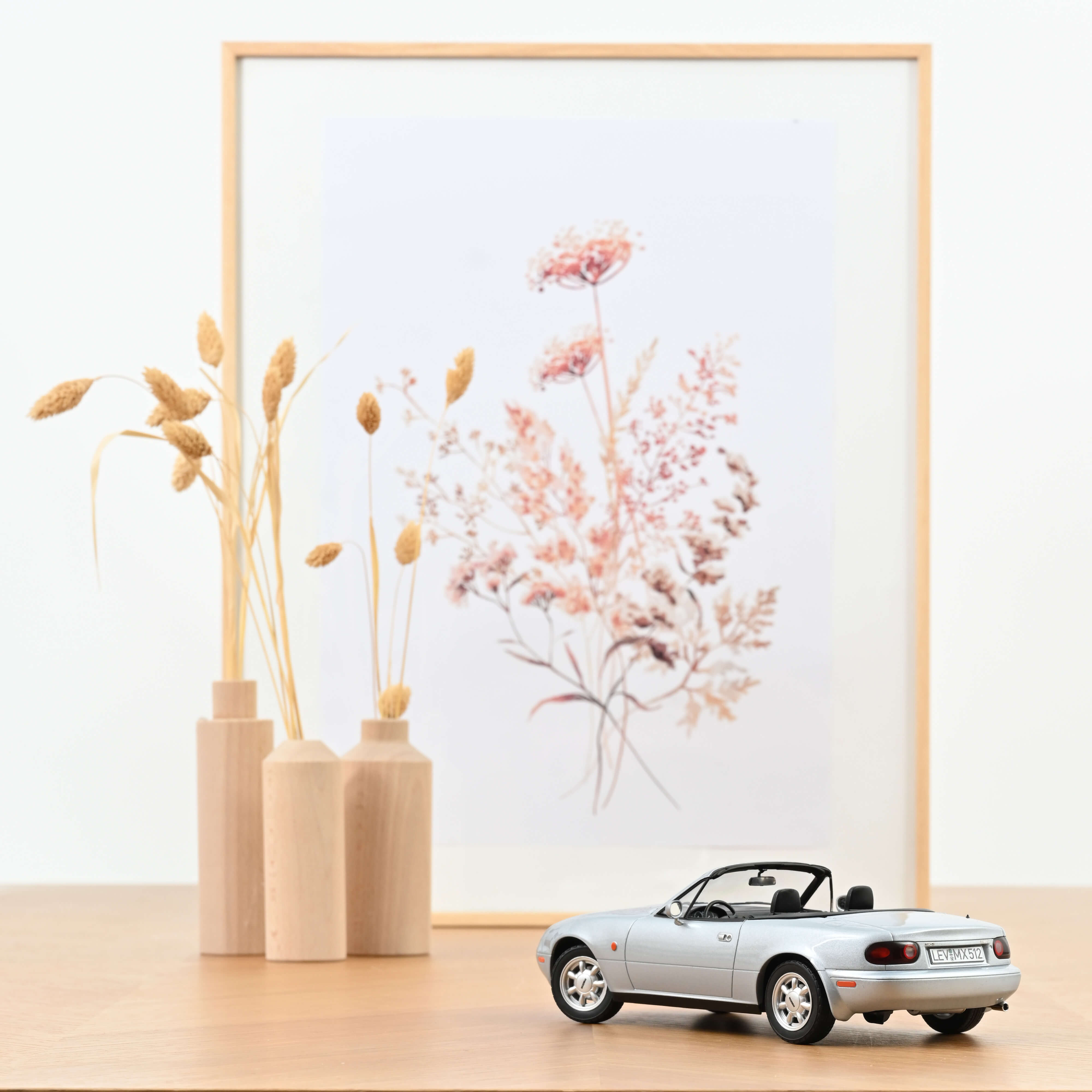 Mazda MX-5 1989 Argent 1/18