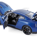 Nissan GTR R-35 2008 Blue 1:18