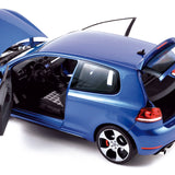 VW Golf GTI 2009 Bleu Mercato métallisé 1/18