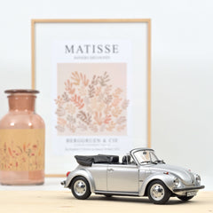 VW 1303 Cabriolet 1973 Silver 1:18