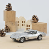 Chevrolet Corvette Coupe 1969 Silver 1:18