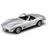 Chevrolet Corvette Convertible 1969 Silver 1:18