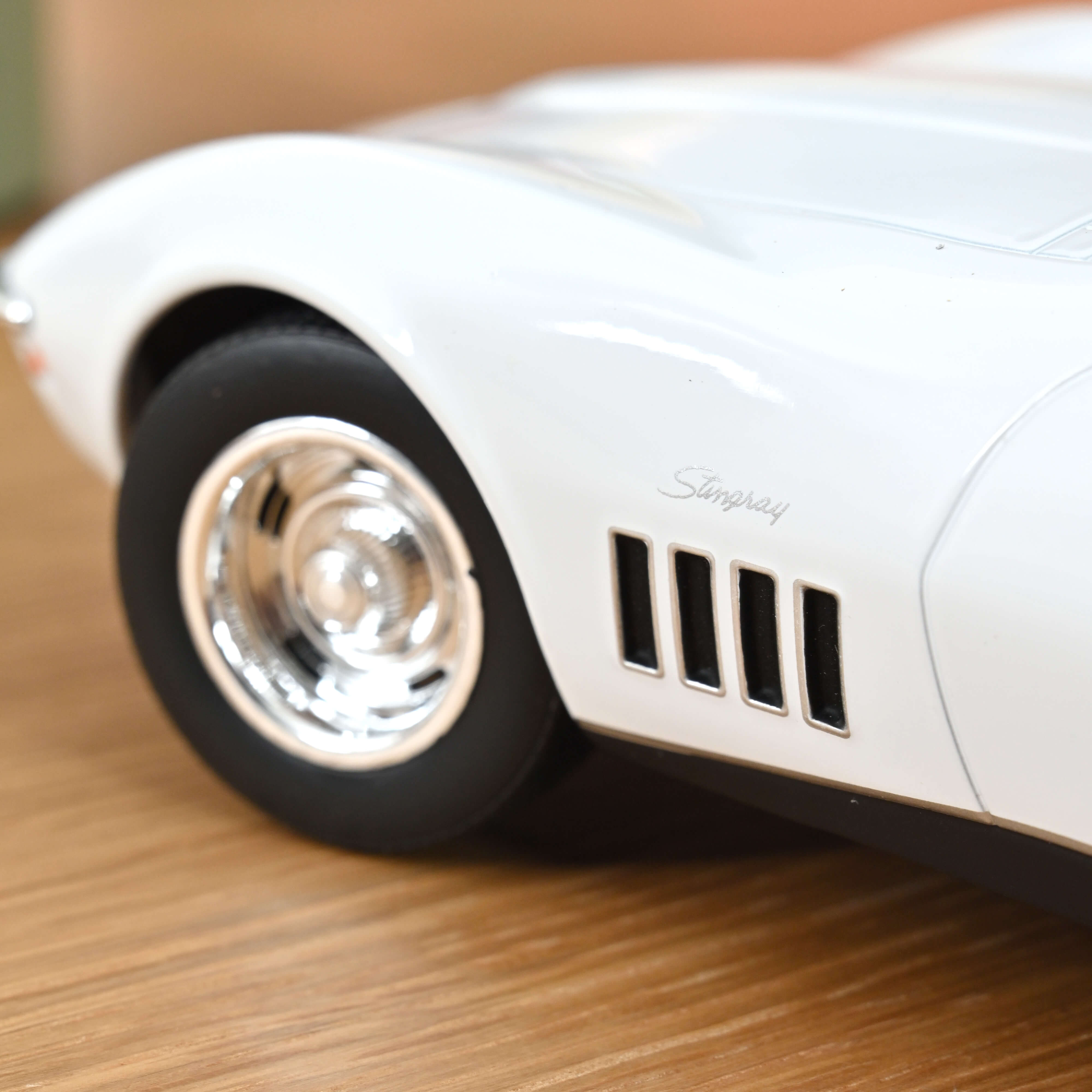 Chevrolet Corvette Cabriolet 1969 Can Am Blanc 1/18