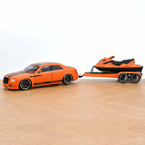 Chrysler 300C Norev von Parotech+Jet Ski Parotech Orange/Schwarz 1:18