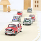 Mini Cooper S 1964 Schottenkaro rot mit Startnummer 182 1:54