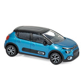 Citroën C3 2020 Blau&Schwarz 1:64