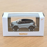 Renault Captur 2024 Gris Rafale et Noir 1/64