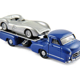 Mercedes Benz Renntransporter + Mercedes Benz W196 1954 1:64