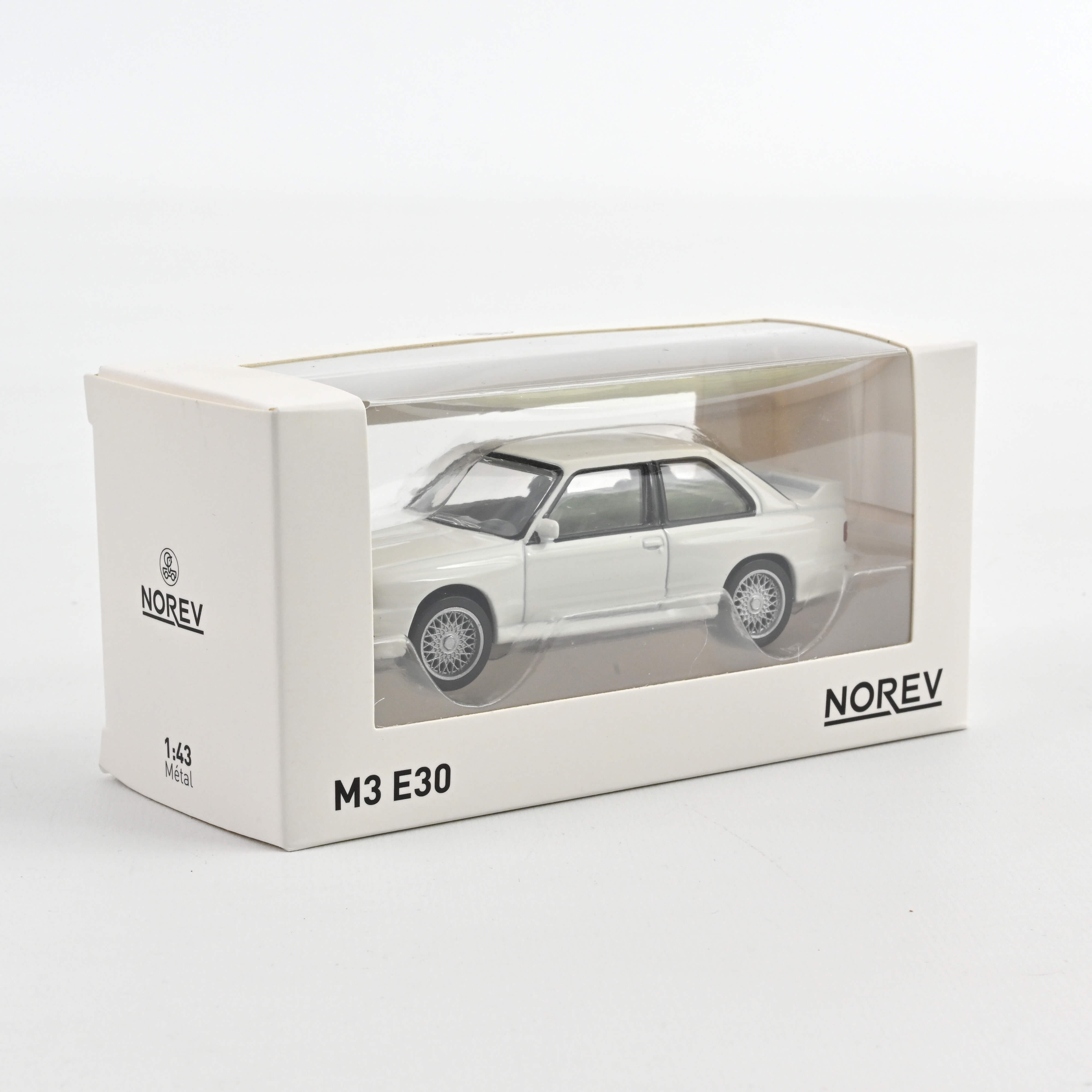 BMW M3 E30 1986 Blanc Jet-car 1/43