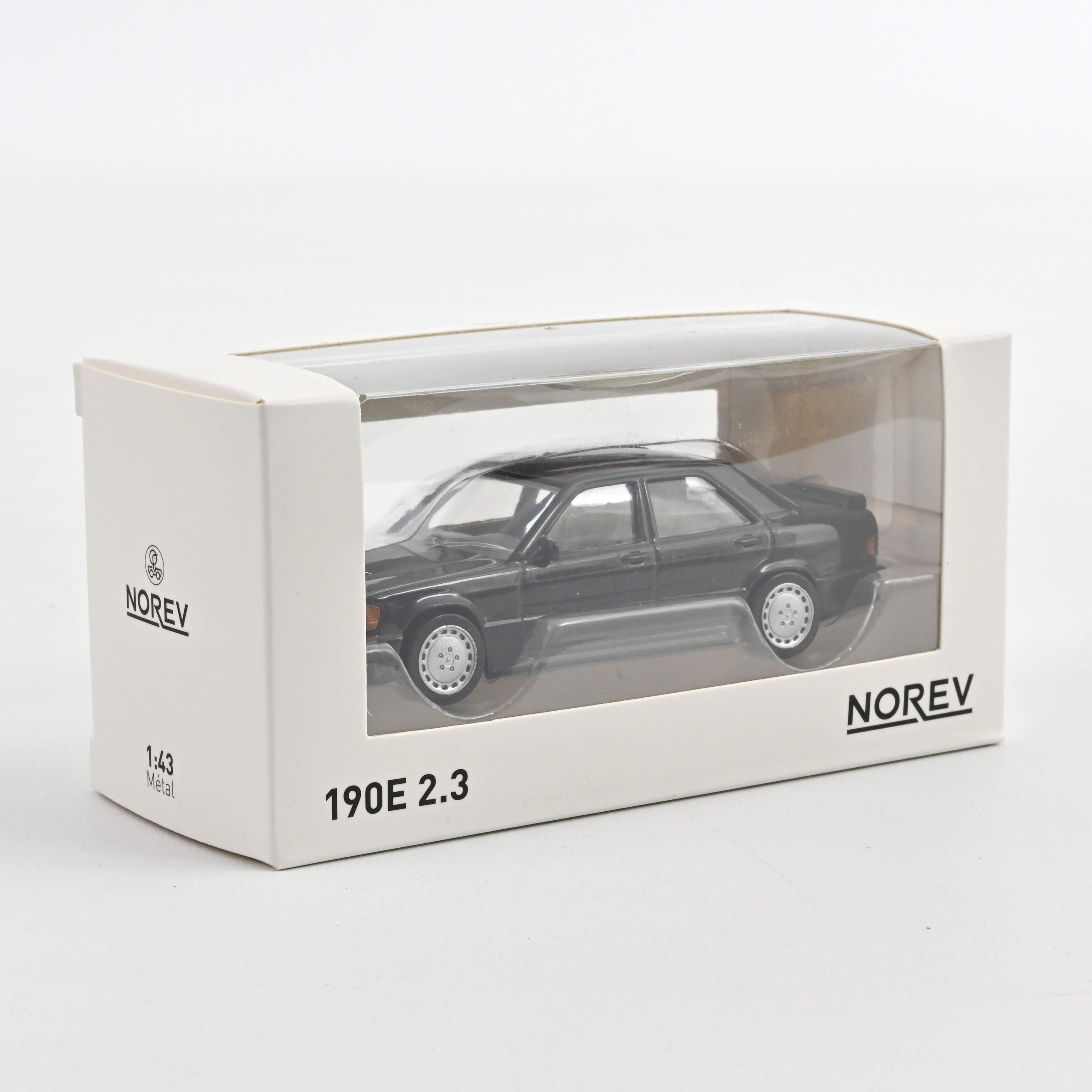 Mercedes Benz 190E 2.3 16 1984 Noir métallisé Jet-car 1/43