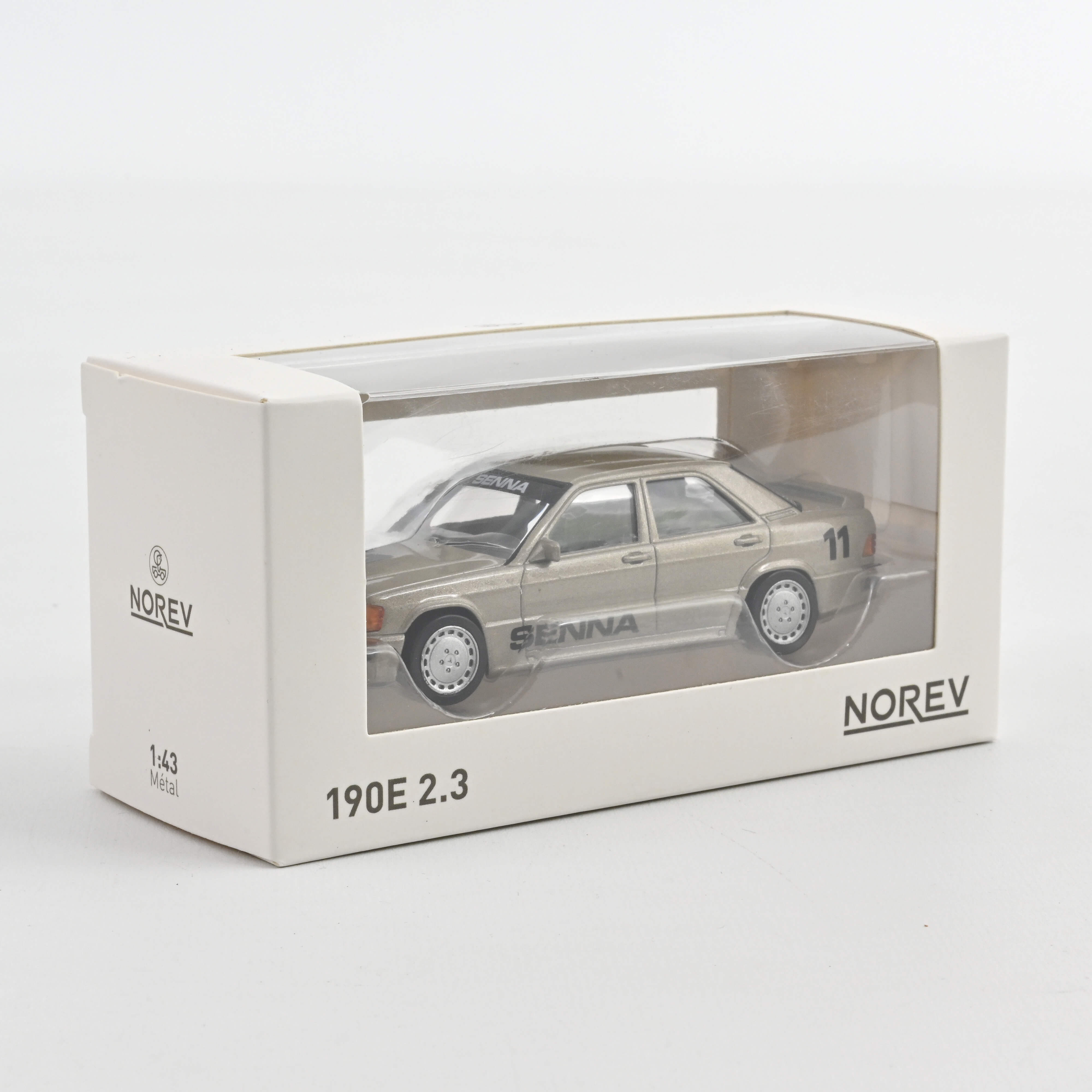 Mercedes Benz 190E 2.3 16 1984 Beige metallic SENNA Jet-car 1:43