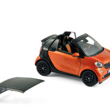 Smart Fortwo cabrio 2015 Orange/Black 1:43