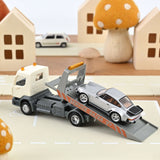 Abschleppwagen Plastigam und Porsche 911 Jet-Car Set 1:43