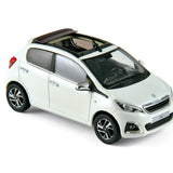 Peugeot 108 TOP ! 2014 Banquise Blanc&Violet 1/43