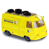 Peugeot J7 Michelin with Bibendum and gallery 1:43