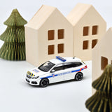 Peugeot 308 SW 2018 Police Municipale Bandes Bleues et Jaunes 1/43