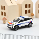 Peugeot 3008 2023 Police Municipale avec bande rouge/jaune 1/43