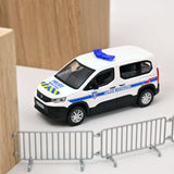 Peugeot Rifter 2019 Police Municipale with blue/yellow 1:43