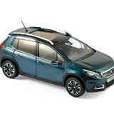 Peugeot 2008 2016 Smaragdkristallblau 1:43