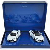 Geschenkpackung Alpine A110 Pure&A110 S Weiß (2 Modellautos) 1:43