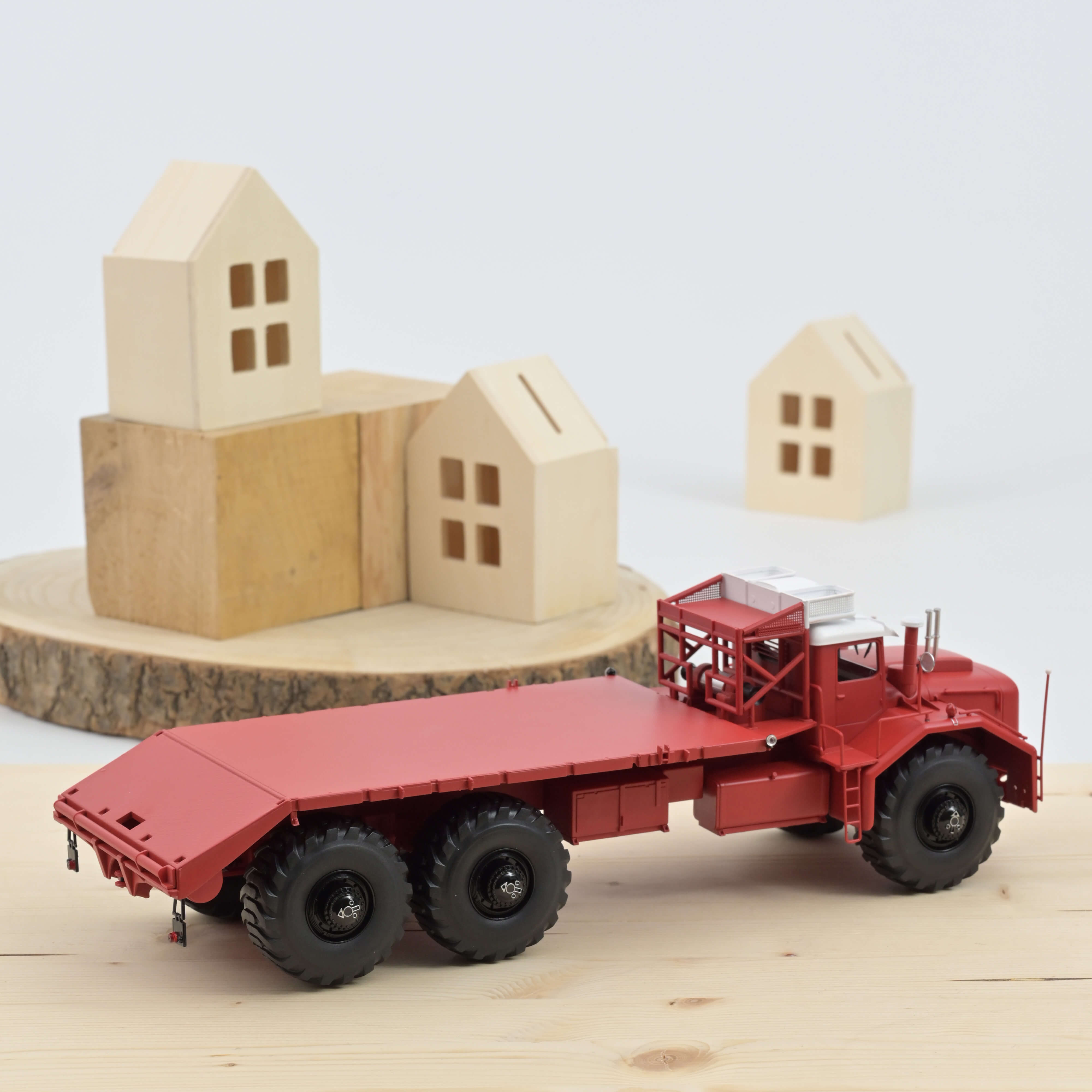 Berliet T100 n°1 1960 Red without side panels 1:43