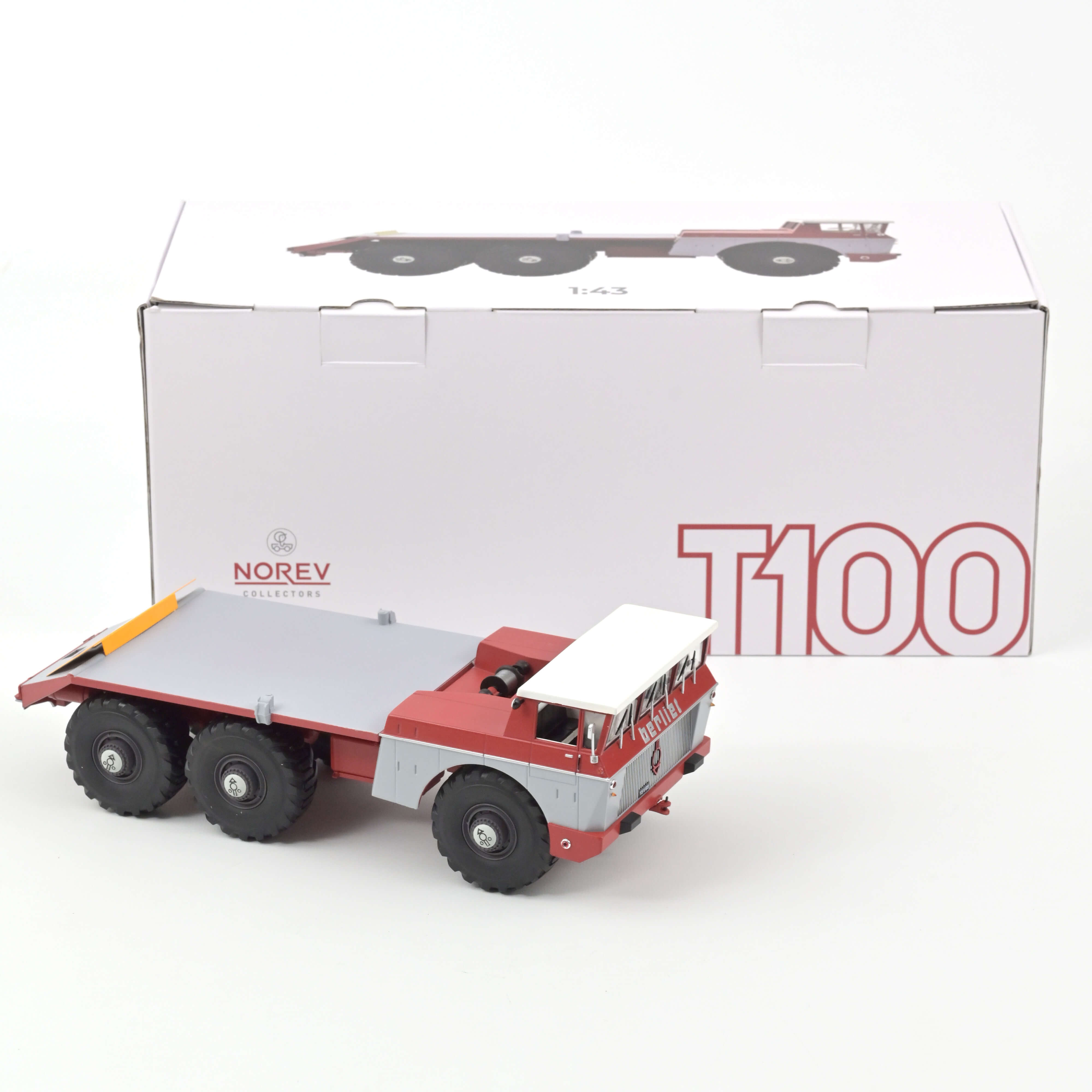 Berliet T100 n°4 1959 en route pour Tulsa 1/43