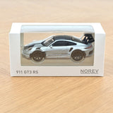 Porsche 911 GT3 RS 2022 Silber & Schwarz Aufkleber Jet-car 1:43