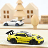 Porsche 911 GT3 RS 2022 Yellow and Black stickers Jet-car 1:43