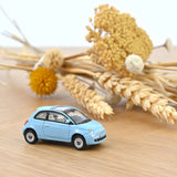 Fiat 500 2008 Blau 1:87