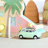 Fiat 500 F 1965 Light Green Jet-car 1:43