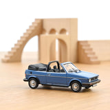 VW Golf Cabriolet 1981 Bleu Monaco 1/43