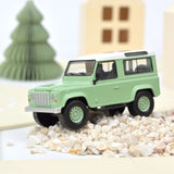 Land Rover Defender 1995 Vert/Blanc (Intérieur Noir) Jet-car 1/43