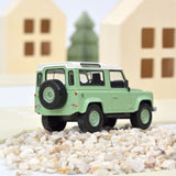 Land Rover Defender 1995 Grüner und weißer Jet-PKW 1:43