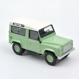 Land Rover Defender 1995 Grüner und weißer Jet-PKW 1:43