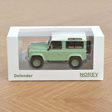 Land Rover Defender 1995 Grüner und weißer Jet-PKW 1:43
