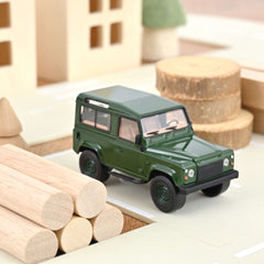 Land Rover Defender 1995 Dunkelgrünes Jet-Fahrzeug 1:43