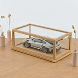 Display Box in Glass and FSC Oak NOREV 1:12