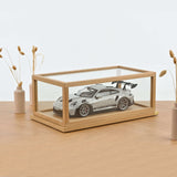 Display Box in Glass and FSC Oak NOREV 1:12