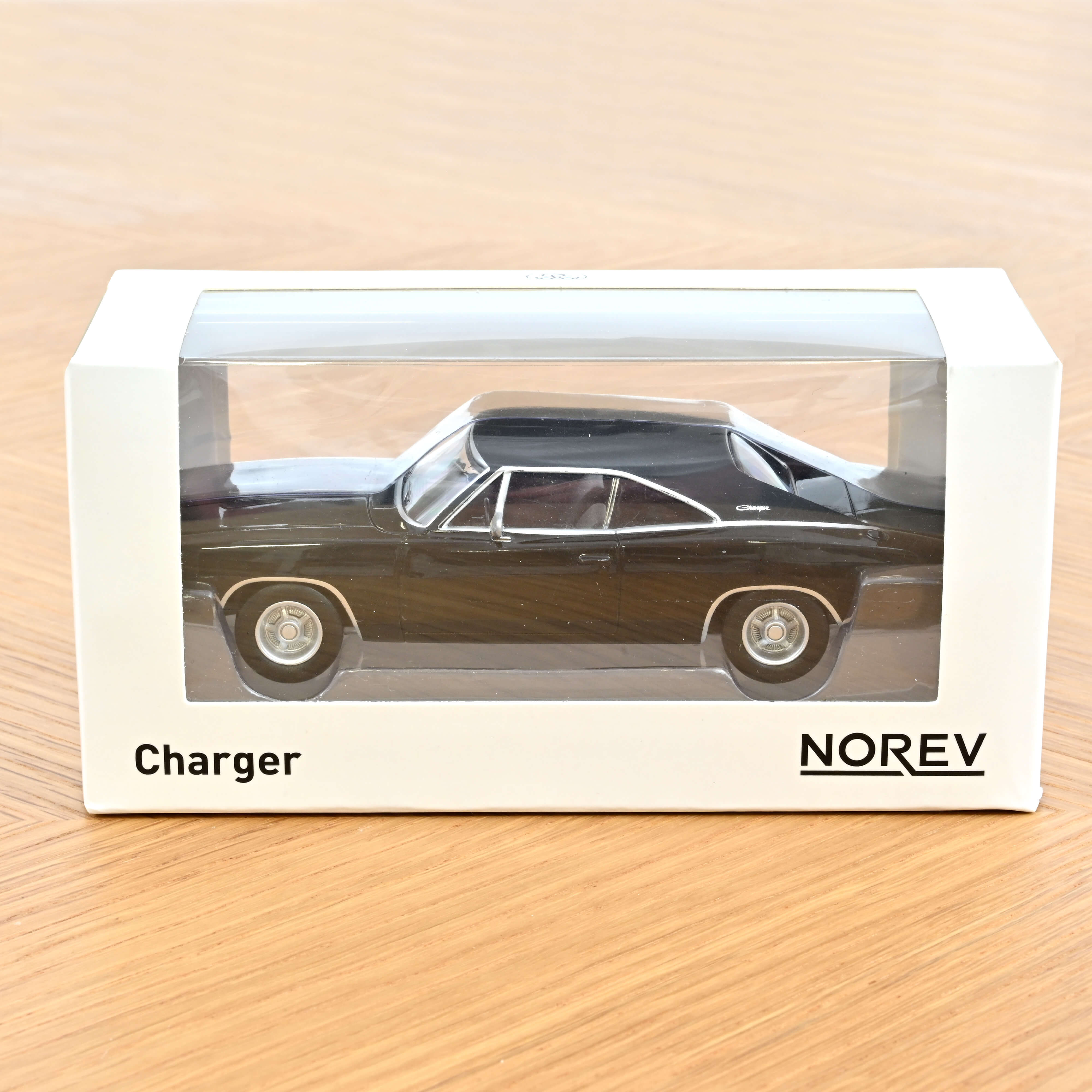 Dodge Charger 1968 Noir Jet-car 1/43