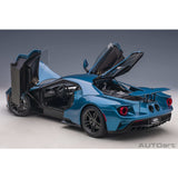 Ford GT 2017 Bleu liquide 1/12