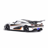 Koenigsegg One : 1 Gris lune/Noir carbone/Orange 1/64